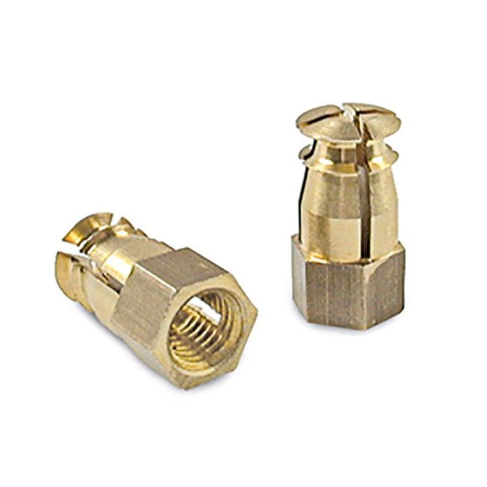 Herrajes Alk M820SI Tuerca Expansible de Latón M8 para Taladro 10mm, Sin Pastilla Interior
