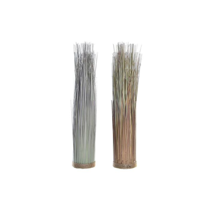 Planta DKD Home Decor Marron Verde 25 x 68 x 25 cm (2 Unidades)