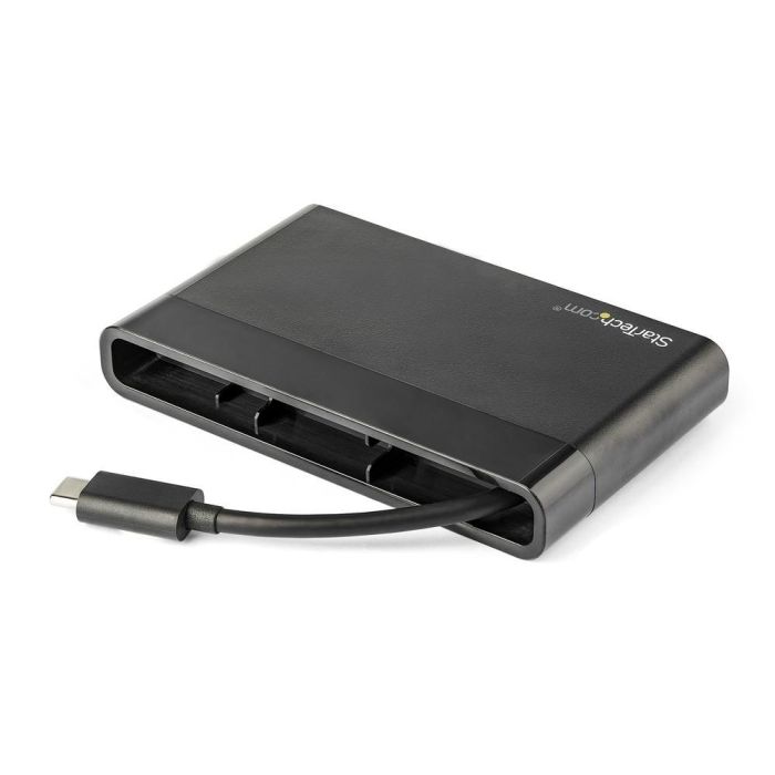 Startech Adaptador Multipuertos USB-C a HDMI 4K, VGA, USB 3.0 y Ethernet Gigabit - Para Portátil, Ultrabook, Tablet (4096x2160@24Hz)