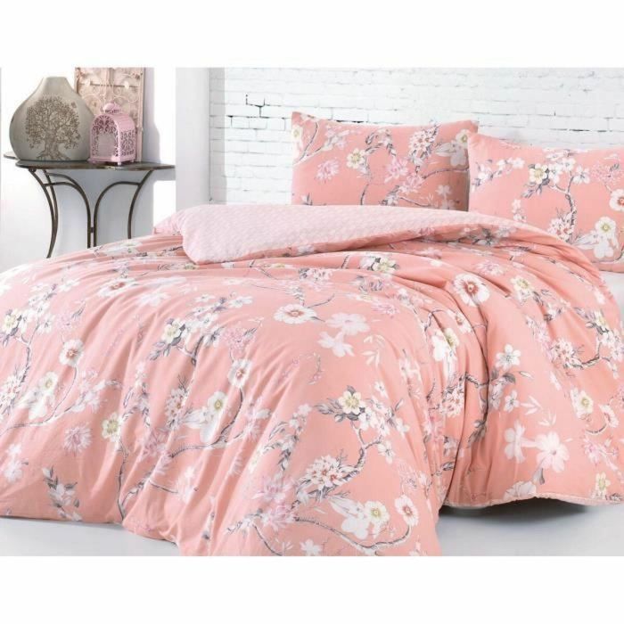 Juego de funda nórdica Beige Cama de 200 3 Piezas 2