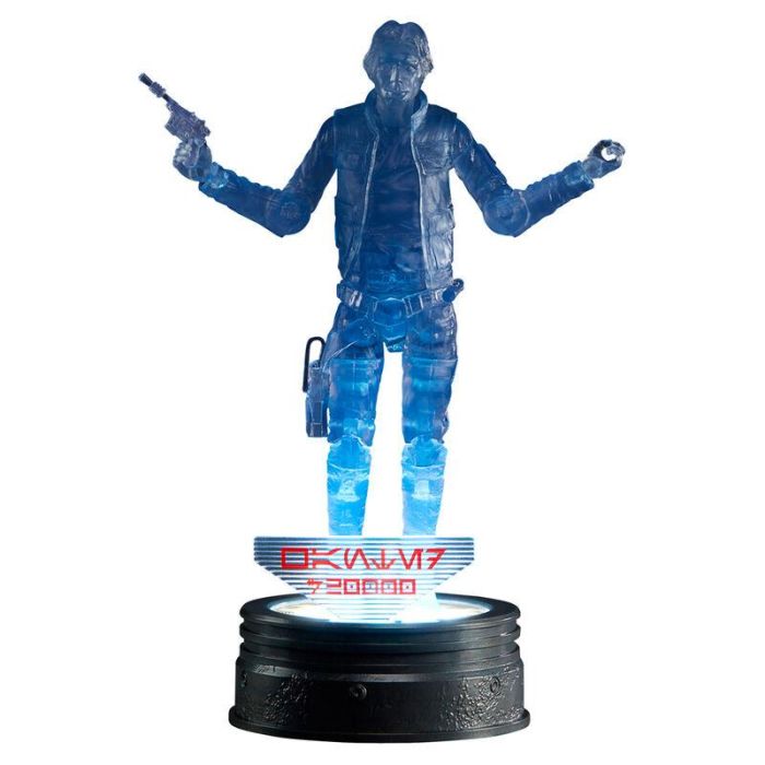 Hasbro Star Wars The Black Series Figura Han Solo Holocomm Collection con disco holográfico 1 Hasbro Star Wars The Black Series Figura Han Solo Holocomm Collection con disco holográfico 1