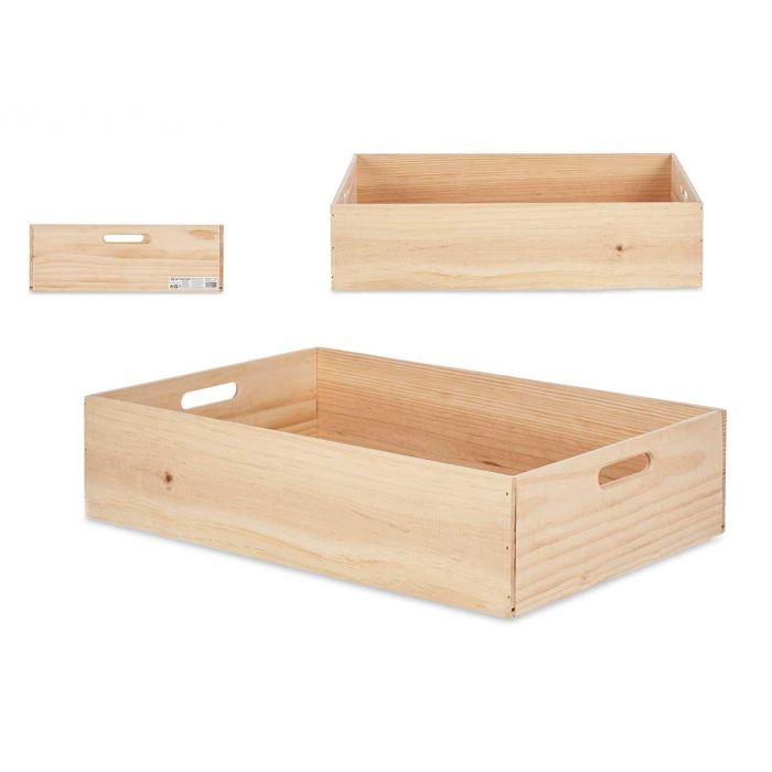 Caja Madera Cerrada 60 X 40 Cm Giftdecor (4 Unidades) Caja Madera Cerrada 60 X 40 Cm Giftdecor (4 Unidades)