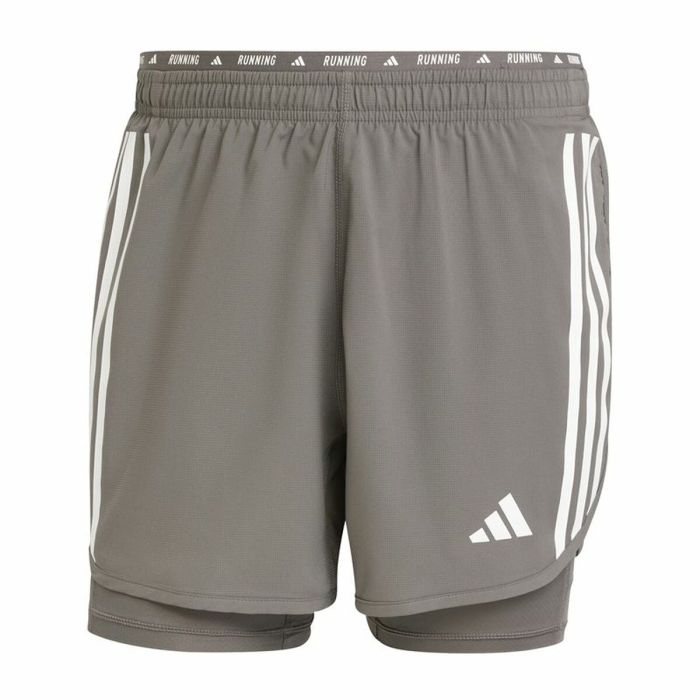 Pantalones Cortos Deportivos para Hombre Adidas Own The Run 3 Bandas 2In1 0 Pantalones Cortos Deportivos para Hombre Adidas Own The Run 3 Bandas 2In1 0