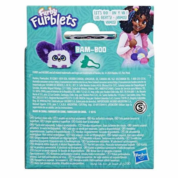 Furby furblets peluche musical 12 cm con más de 45 sonidos y canciones ¡interactúan con furby! 40 Furby furblets peluche musical 12 cm con más de 45 sonidos y canciones ¡interactúan con furby! 40