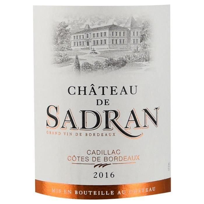 Château de Sadran 2015 Cadillac - Vino tinto de Burdeos 1