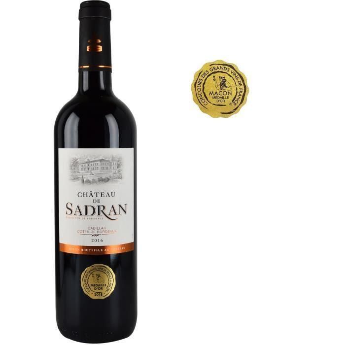 Château de Sadran 2015 Cadillac - Vino tinto de Burdeos