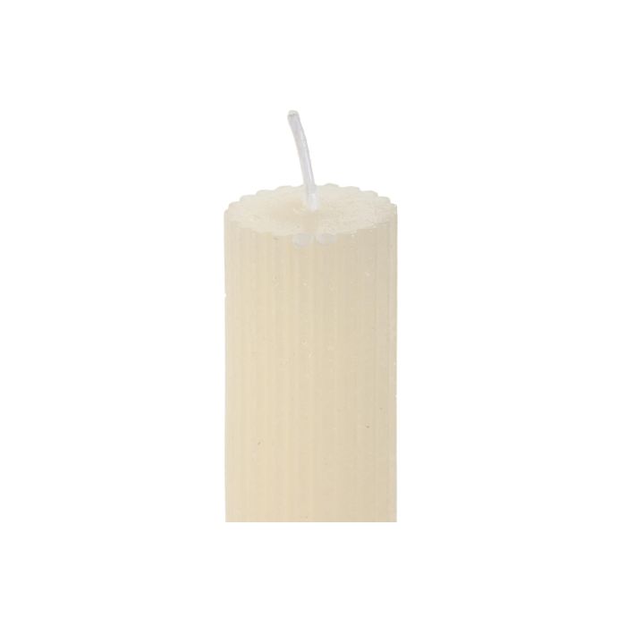 DKD Home Decor Vela Básicos de Cera Crudo, Set de 4 Velas Decorativas (Pack de 3, Total 12 Unidades) - 2.75 x 23 x 2.75 cm 2