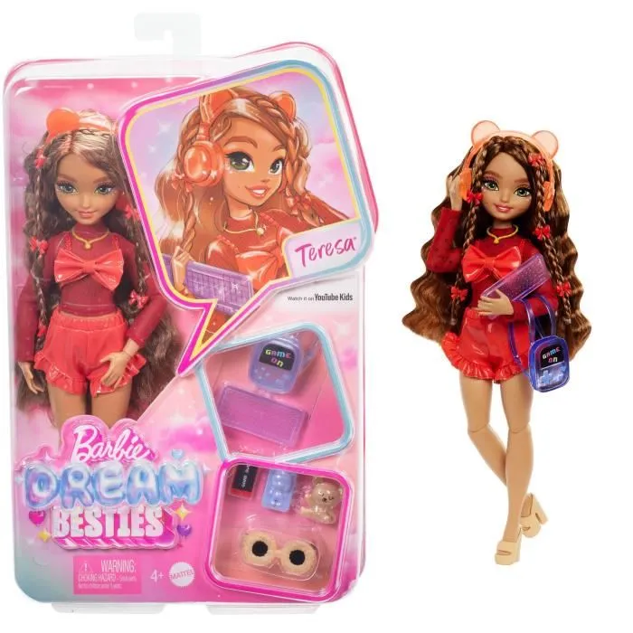 Barbie Muñeca Teresa Dream Besties Hyc23 Mattel 0 Barbie Muñeca Teresa Dream Besties Hyc23 Mattel 0