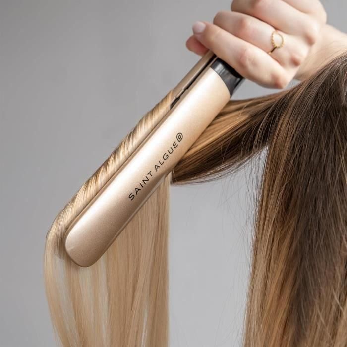 Plancha de Pelo Saint-Algue Demeliss GOLD Negro Dorado 4