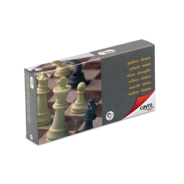 Cayro Juego de Ajedrez y Damas Magnético 24x24 cm Plástico 2 Jugadores 7+ años 9 Cayro Juego de Ajedrez y Damas Magnético 24x24 cm Plástico 2 Jugadores 7+ años 9