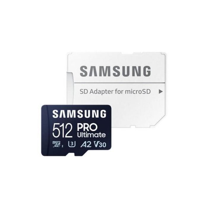 Tarjeta de Memoria Samsung Pro Ultimate 512GB microSD XC con Adaptador/ Clase 10/ 200MBs 1