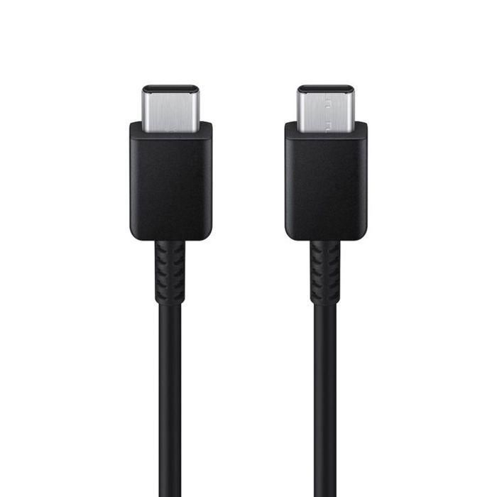 Cable USB 2.0 Tipo-C Samsung EP-DA705BBEGWW/ USB Tipo-C Macho - USB Tipo-C Macho/ 1m/ Negro