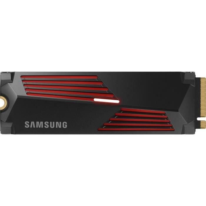 SAMSUNG - 990 PRO - SSD interno - 4 TB - Con disipador - PCIe 4.0 - NVMe 2.0 - M2 2280 - Hasta 7450 MB/s (MZ-V9P4T0GW)