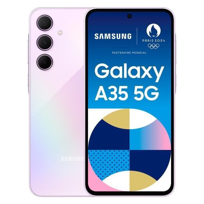 Smartphone Samsung Galaxy A35 8GB/ 256GB/ 6.6"/ 5G/ Lavanda