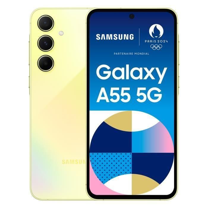 Smartphone Samsung Galaxy A55 6,7" Octa Core 256 GB Amarillo 8 GB RAM