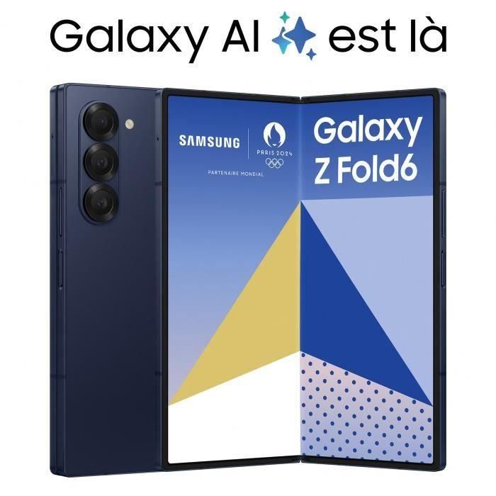 Smartphone Samsung Galaxy Z Fold6 12GB/ 256GB/ 7.6"/ 5G/ Azul 1