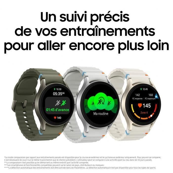 Reloj inteligente SAMSUNG Galaxy Watch7 Bluetooth 44 mm plateado 5