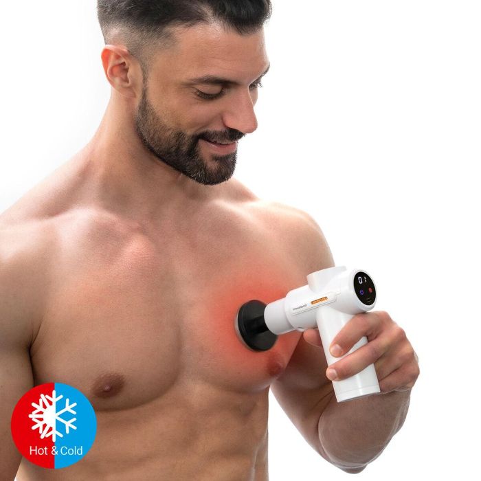 Pistola de Masaje Muscular con Frío y Calor Hokgun InnovaGoods 4 Pistola de Masaje Muscular con Frío y Calor Hokgun InnovaGoods 4