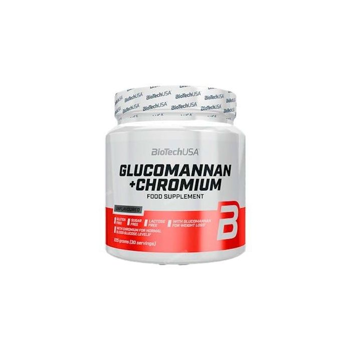 BIOTECHUSA Glucomannan + Chromium - 225G