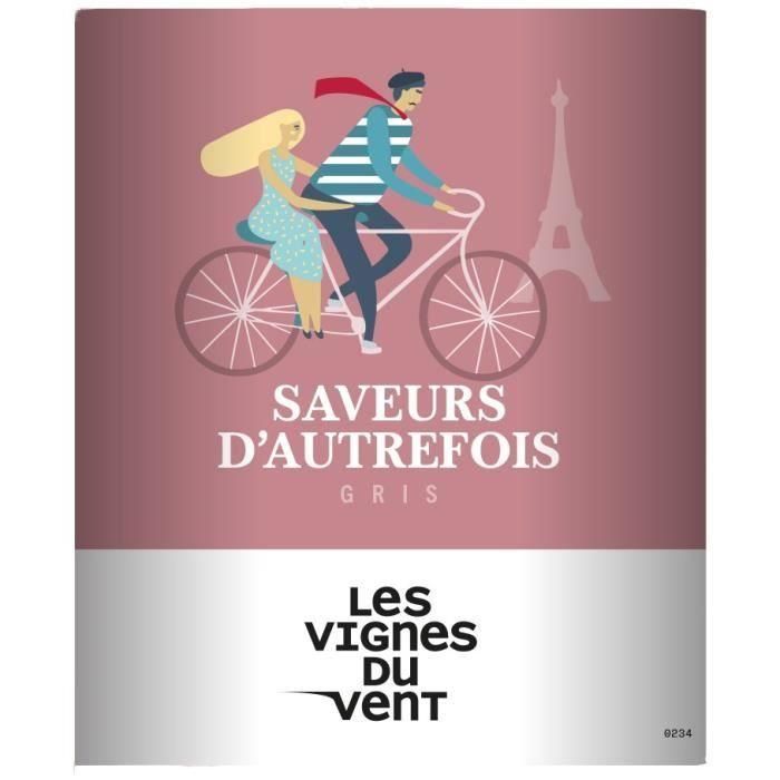 Sabores de antaño Les Vignes du Vent 2023 Côtes Catalanes - Vino rosado de Languedoc 1