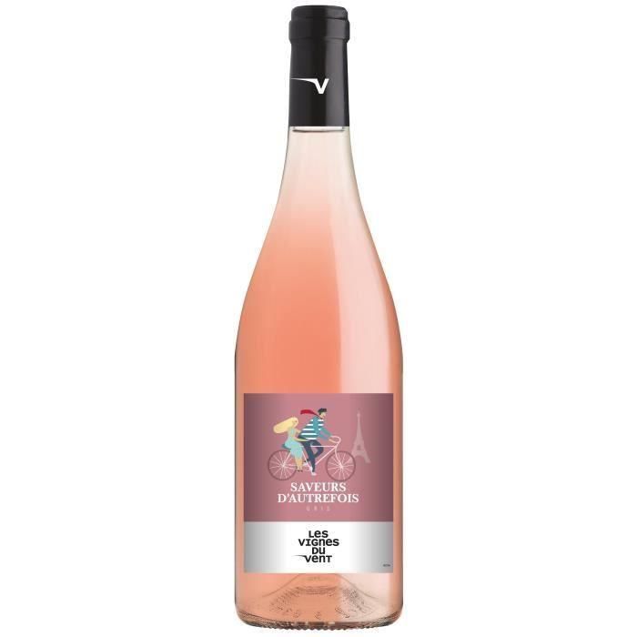 Sabores de antaño Les Vignes du Vent 2023 Côtes Catalanes - Vino rosado de Languedoc