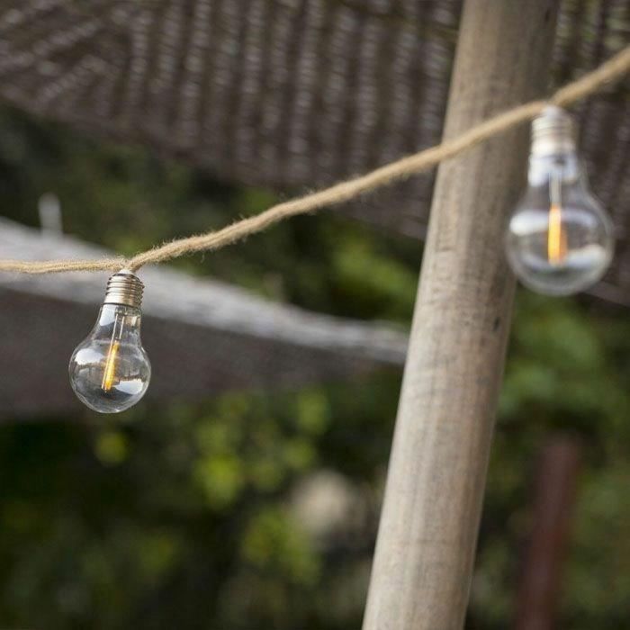 Lumisky LUM3760093543361 Guirnalda luz solar FANTASY CORD SOLAR 7,50 m 10 bombillas transparentes LED blanco cálido 1