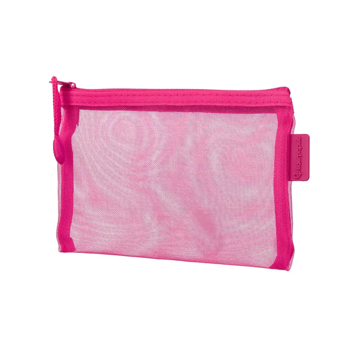 Liderpapel Bolsa Zipper Bag Poliéster Transpirable Multiusos DIN A6 Rosa 2 Liderpapel Bolsa Zipper Bag Poliéster Transpirable Multiusos DIN A6 Rosa 2
