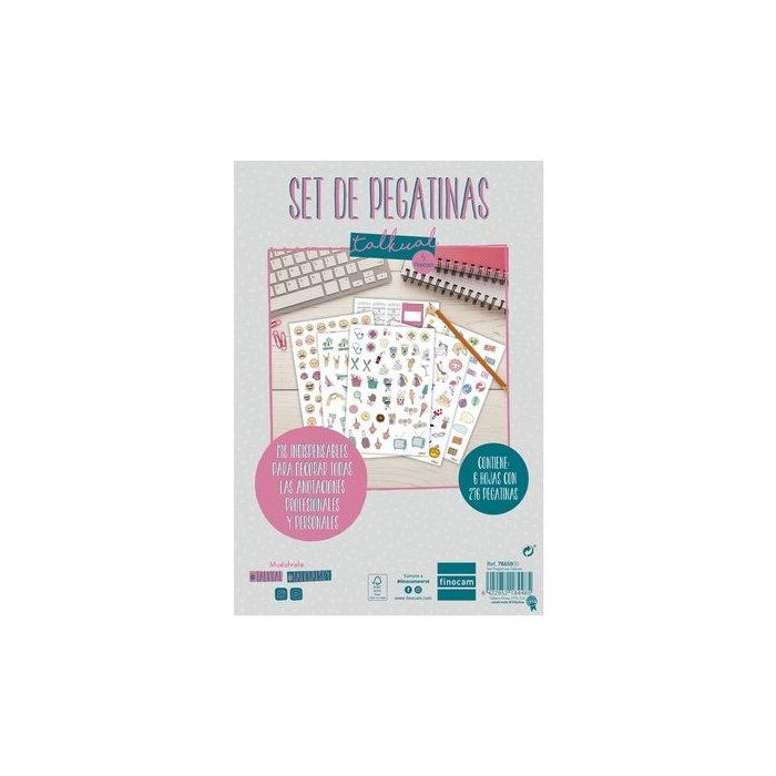 Pegatinas Finocam Surtido Set De 6 Hojas Pegatinas Finocam Surtido Set De 6 Hojas