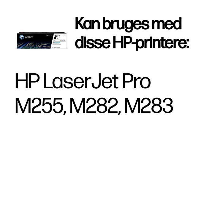 HP Toner Negro Laserjet 207X para Color Pro Mfp M282Nw M283Fdn M283Fdw Pro M255Dw (3.150 Cop.) 3 HP Toner Negro Laserjet 207X para Color Pro Mfp M282Nw M283Fdn M283Fdw Pro M255Dw (3.150 Cop.) 3