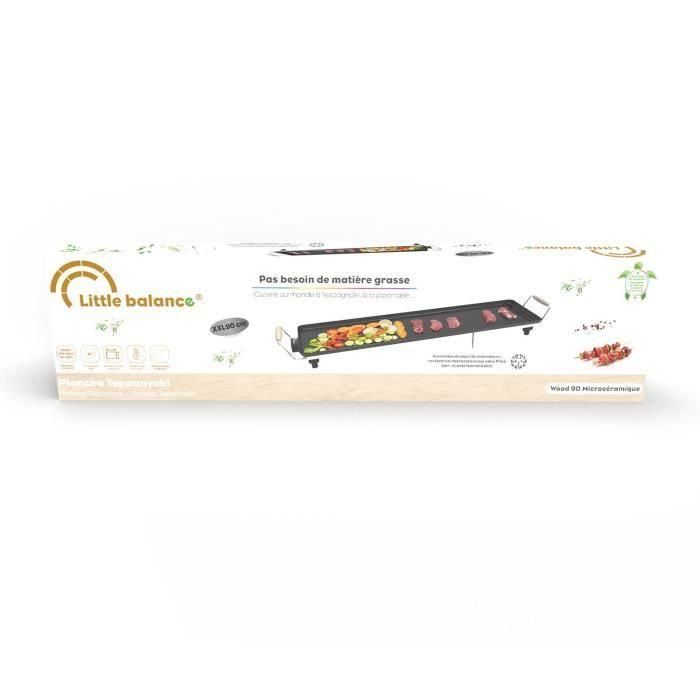 Plancha - LITTLE BALANCE - 8742 - Madera 90 - Mangos de madera - 2000 W - 90 cm 4 Plancha - LITTLE BALANCE - 8742 - Madera 90 - Mangos de madera - 2000 W - 90 cm 4