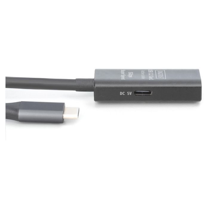 Digitus Cable Extensor USB-C a USB-A 3.2 Gen 1 (5 Gbps) 10 Metros Negro 2 Digitus Cable Extensor USB-C a USB-A 3.2 Gen 1 (5 Gbps) 10 Metros Negro 2