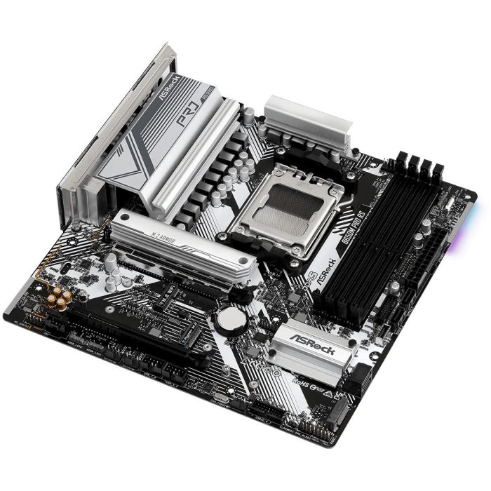 ASRock B650M Pro RS Placa Base AM5 mATX HDMI/DP DDR5 para PC Gaming y Profesional 3