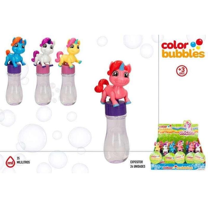 Pompero unicornio color bubbles 35 ml - modelos surtidos 4 Pompero unicornio color bubbles 35 ml - modelos surtidos 4