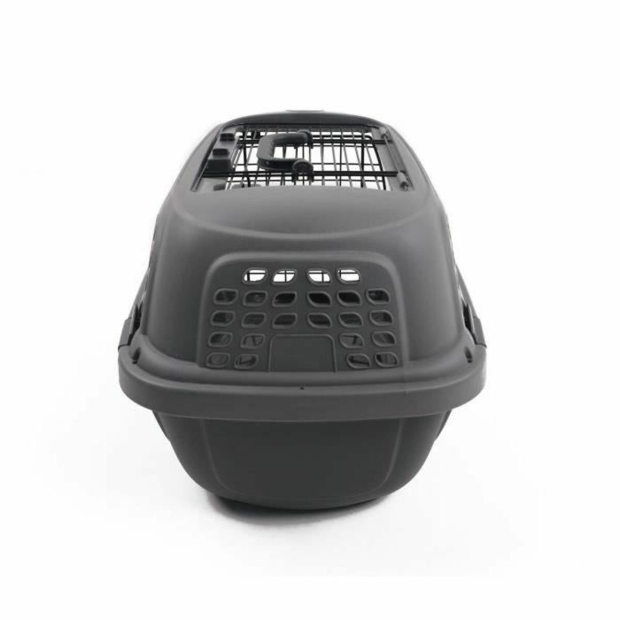 Transportín MPETS ECO GIRO S Gris Gris oscuro Plástico Gato 2 Transportín MPETS ECO GIRO S Gris Gris oscuro Plástico Gato 2