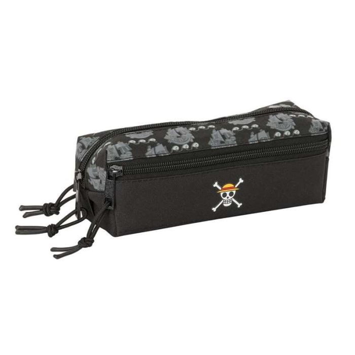 Safta Estuche Escolar Portatodo Triple con 3 Cremalleras Goma Elástica One Piece Pirates Oficial Dimensiones 85x60x220 mm 0 Safta Estuche Escolar Portatodo Triple con 3 Cremalleras Goma Elástica One Piece Pirates Oficial Dimensiones 85x60x220 mm 0