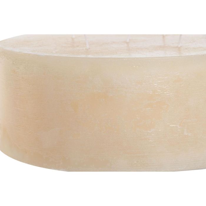 Vela Basicos DKD Home Decor Crema 25 x 10 x 25 cm 1