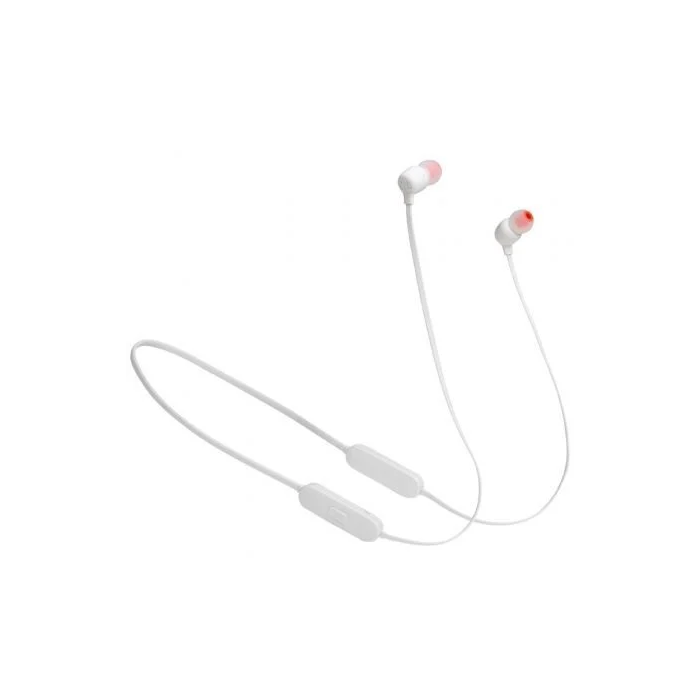 JBL Auriculares Inalámbricos Intrauditivos Tune 125BT con Micrófono Bluetooth Blancos JBLT125BTWHT