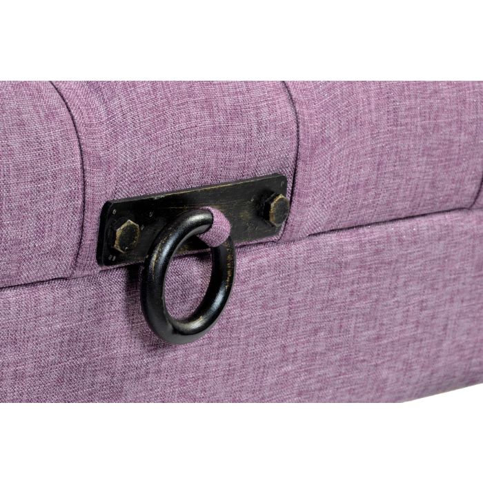 DKD Home Decor Descalzadora Chic Fucsia con Tapizado Poliéster, Estructura de Metal y MDF, Medidas 102x42x40.5 cm para Dormitorio 2 DKD Home Decor Descalzadora Chic Fucsia con Tapizado Poliéster, Estructura de Metal y MDF, Medidas 102x42x40.5 cm para Dormitorio 2