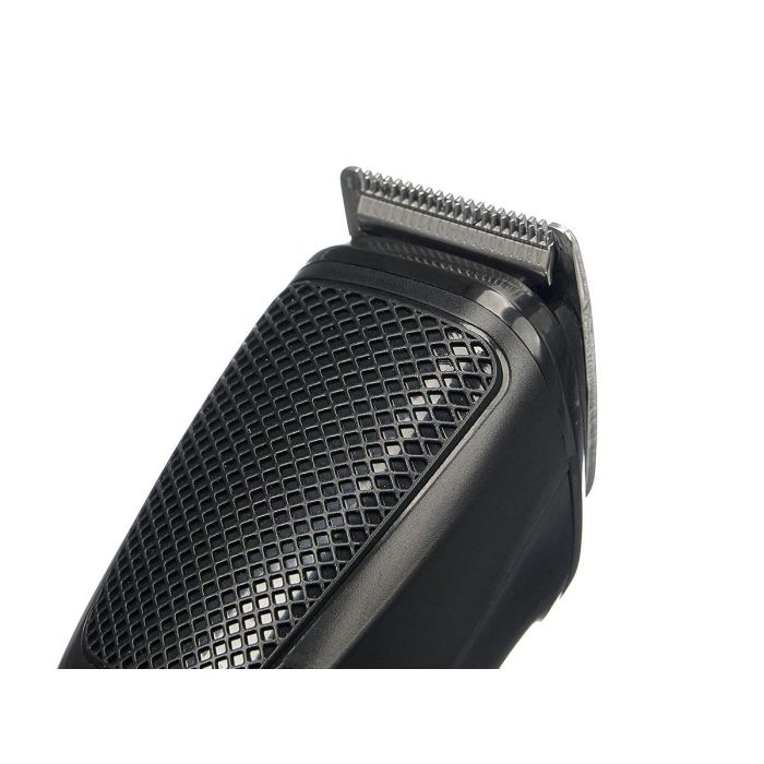 Argon Set Cortapelo Eléctrico Profesional con 12 Accesorios, Soporte, Batería 600mAh USB-C, Negro. Dimensiones 15.6x4.2x3.9 cm (Set de 6) 4