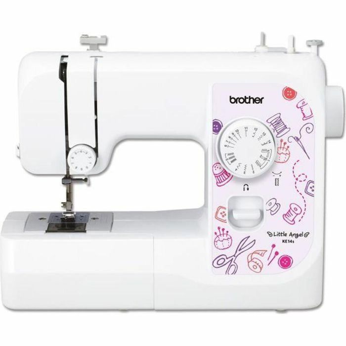 Brother KE14SVM1 Máquina de Coser Mecánica, 14 funciones, para todo tipo de telas, fácil de usar con protección para los dedos e iluminación LED 8