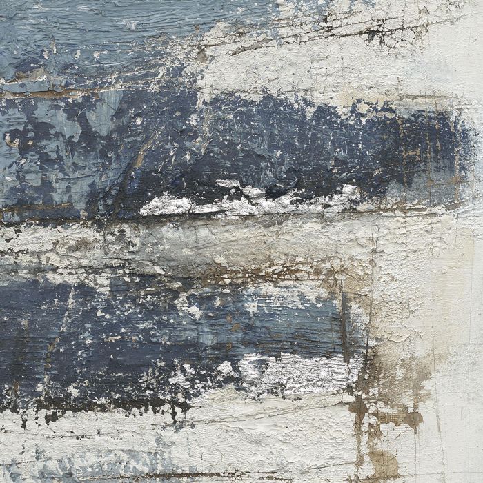 DKD Home Decor Cuadro Moderno Azul Rojo Lienzo Pino Pintado a Mano 2.4 x 120 x 90 cm (2 Unidades) 2