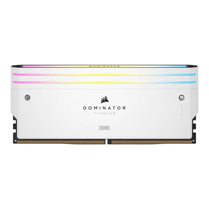 Corsair 32GB PC 7000 CL34 DOMINATOR TITANIUM RGB Kit (2x16GB) DDR5 Blanco Retail