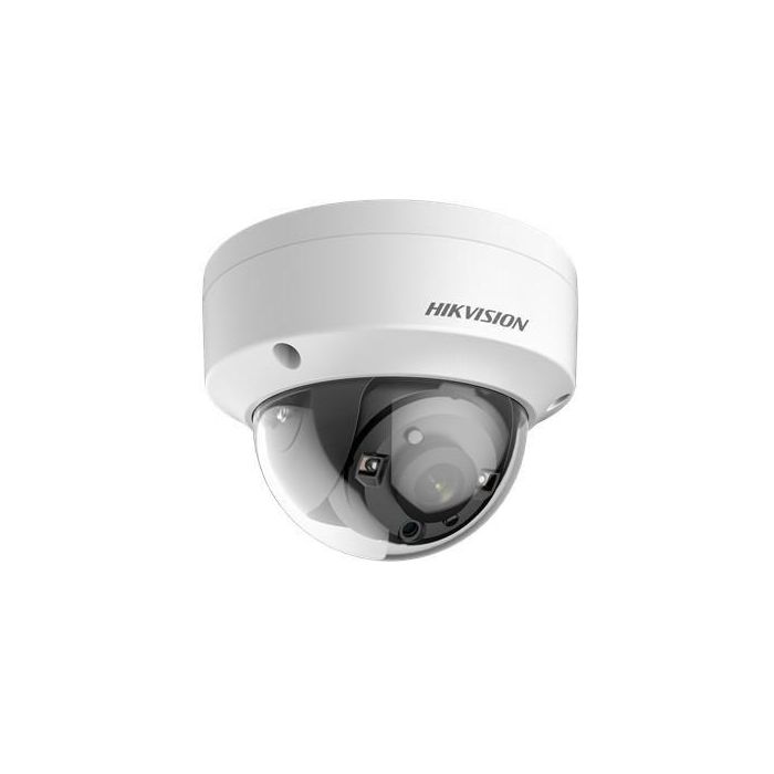 Hikvision Cámara HD Minidomo 5MP 2.8mm, Antivandálico IK10, IR30, WDR 130dB, Ultra Baja Iluminación, IP67, 4 en 1