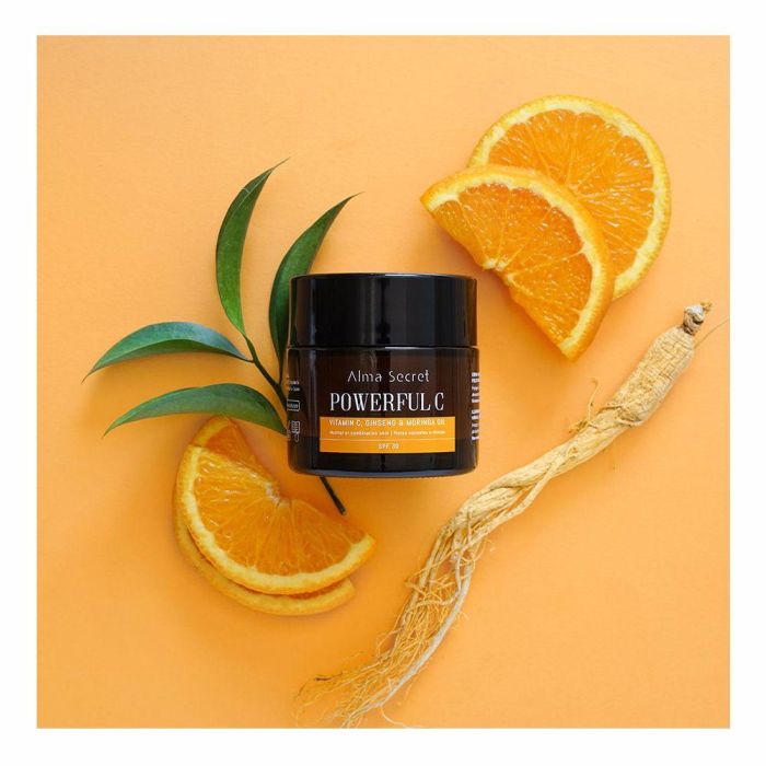 Alma Secret POWERFUL C Antiedad Iluminadora Moringa SPF30 Crema Facial 50 ml