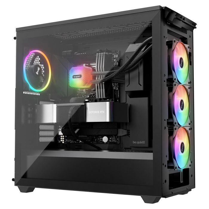 be quiet! LIGHT LOOP 360mm Refrigeración Líquida AIO, 3 Ventiladores 120mm ARGB, Negro, 105.1 m³/h Flujo de Aire, PWM, Compatible con LGA1700/AM5 be quiet! LIGHT LOOP 360mm Refrigeración Líquida AIO, 3 Ventiladores 120mm ARGB, Negro, 105.1 m³/h Flujo de Aire, PWM, Compatible con LGA1700/AM5