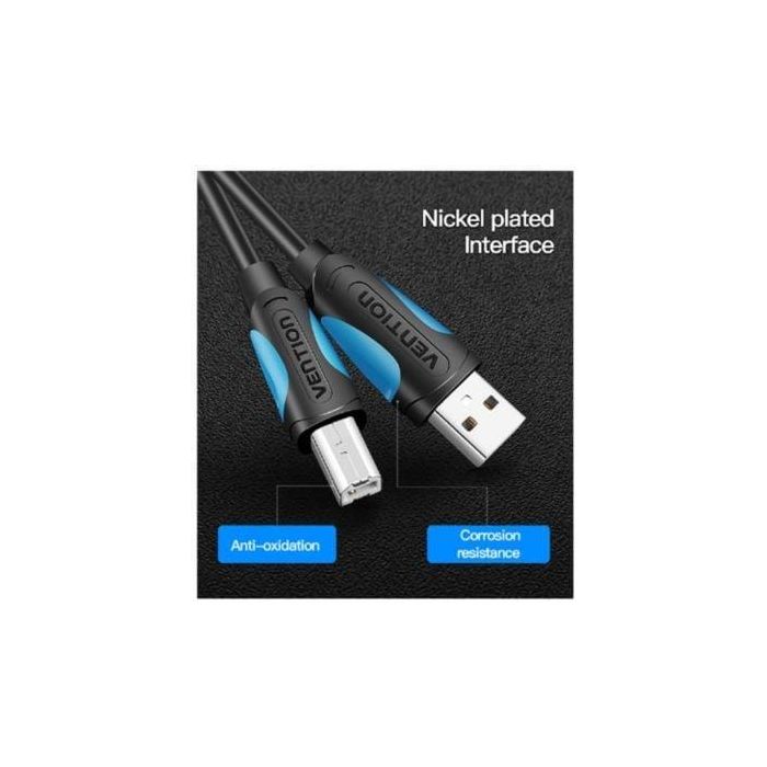 Vention VAS-A16-B300 Cable USB 2.0 para Impresora Tipo A Macho a Tipo B Macho 480 Mbps 3m Negro 1 Vention VAS-A16-B300 Cable USB 2.0 para Impresora Tipo A Macho a Tipo B Macho 480 Mbps 3m Negro 1