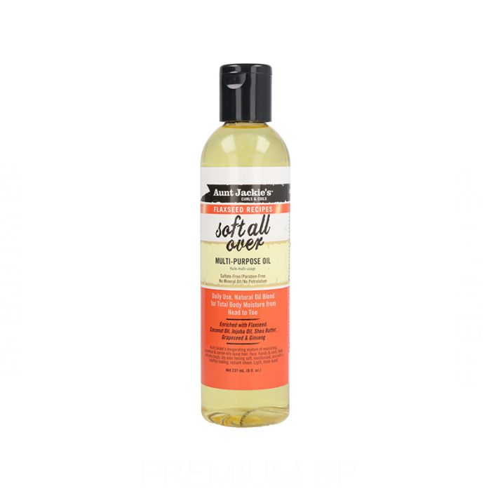 Aunt Jackie's Flaxseed Recipes Soft All Over Aceite Multiusos 237 ml Aunt Jackie's Flaxseed Recipes Soft All Over Aceite Multiusos 237 ml