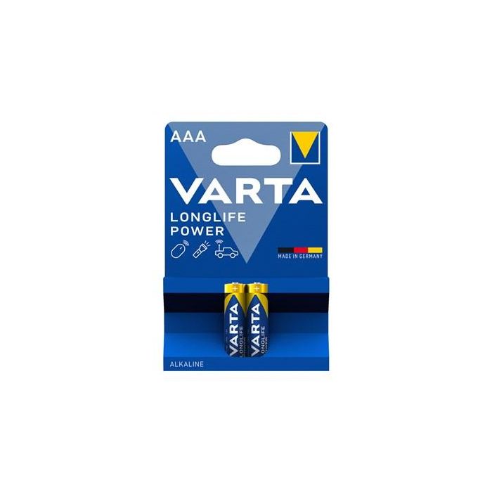 Varta Pilas Alcalinas AAA Longlife Power 2 unidades - Energía potente para gran consumo 1