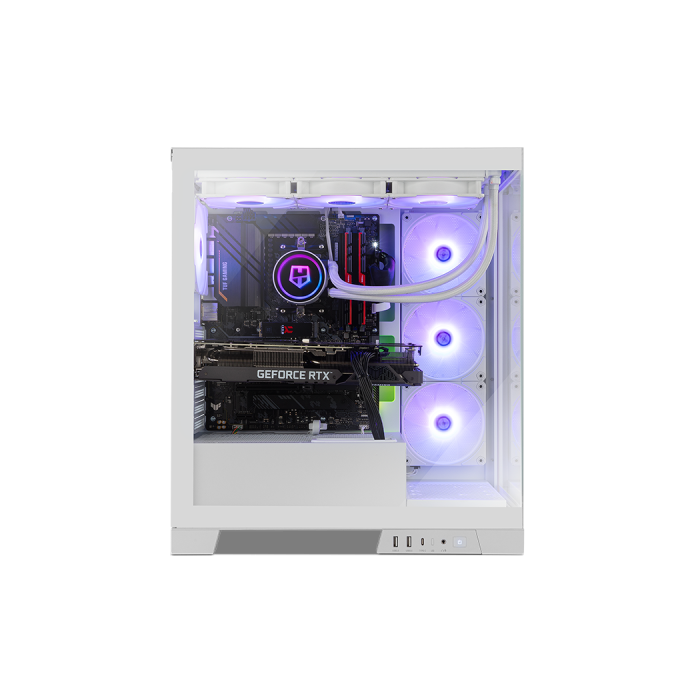 NOX Hummer Glock Midi Tower Blanca Caja PC Semitorre Cristal Templado Gaming 7