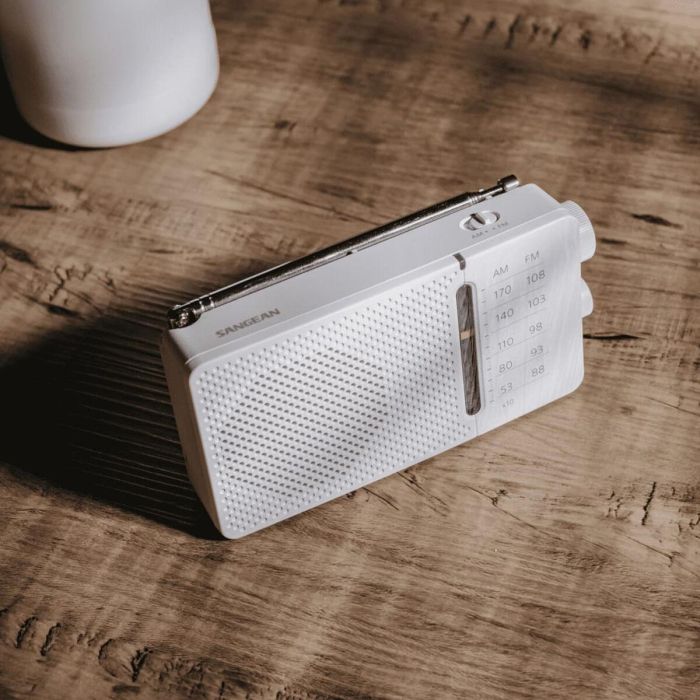 Radio Portátil Sangean SR-36 Blanco 4 Radio Portátil Sangean SR-36 Blanco 4